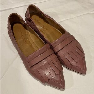 Vero Cuoio Mauve Leather Loafers